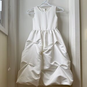Elegant White Kids Dress